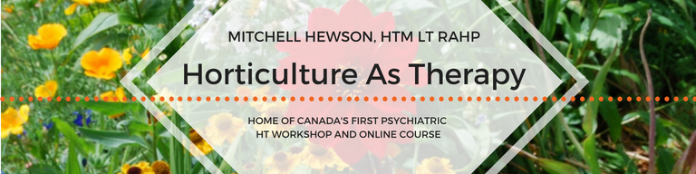 Horticultural therapy courses canada